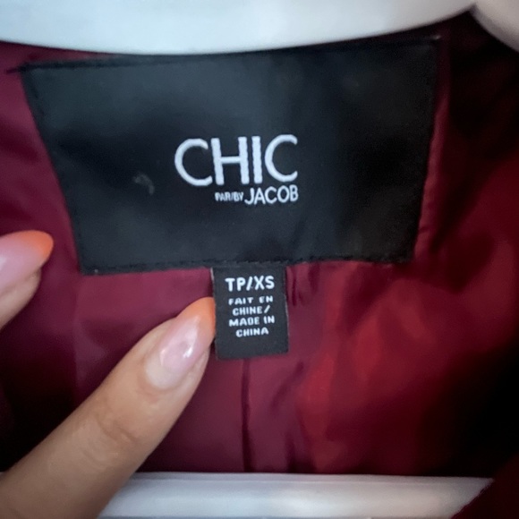 Maroon coat - Picture 3 of 3